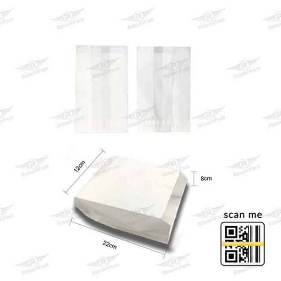 ΧΑΡΤΟΣΑΚΟΥΛΑ ΒΕΖΙΤΑΛ ΛΕΥΚΟ ΑΤΥΠΩΤΟ 10kg 220τμχ/kg 12x22x8cm