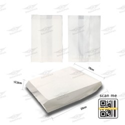 ΧΑΡΤΟΣΑΚΟΥΛΑ ΒΕΖΙΤΑΛ ΛΕΥΚΟ ΑΤΥΠΩΤΟ 10kg 120τμχ/kg 15x29x12,5cm