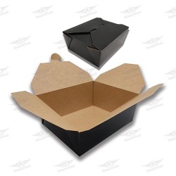 ΚΟΥΤΙ KRAFT BOX ΦΑΓΗΤΟΥ ΜΑΥΡΟ 11,4x9x6,5cm 50τμχ