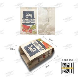 ΧΑΡΤΟΣΑΚΟΥΛΑ MANABIΚΟ KRAFT ΚΑΦΕ 10kg 82τμχ/kg 20x34x12,5cm