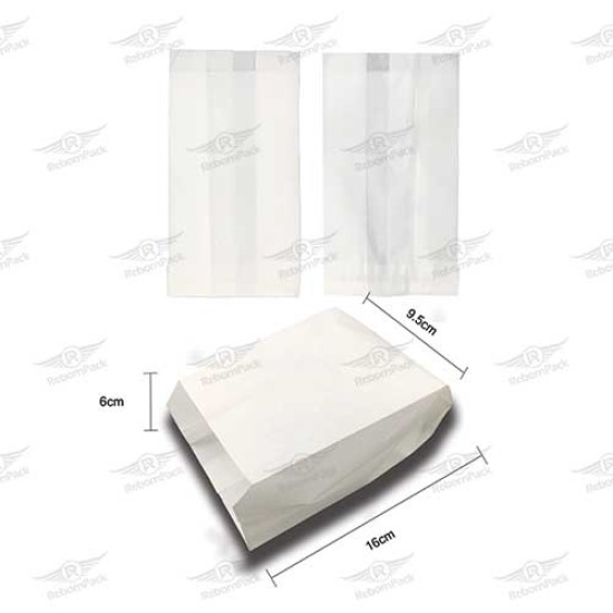 ΧΑΡΤΟΣΑΚΟΥΛΑ ΤΟΥΡΙΣΤΙΚΗ KRAFT ΛΕΥΚΟ 10kg 337τμχ/kg 9,5x16x6cm