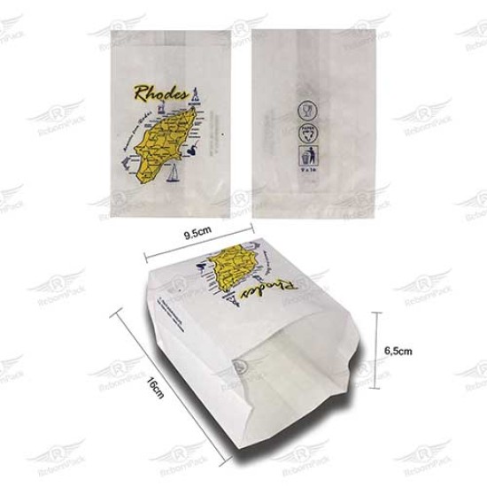 ΧΑΡΤΟΣΑΚΟΥΛΑ ΤΟΥΡΙΣΤΙΚΗ KRAFT ΛΕΥΚΟ ΦΙΡΜΑ 10kg 9,5x16x6,5cm 337τμχ/kg