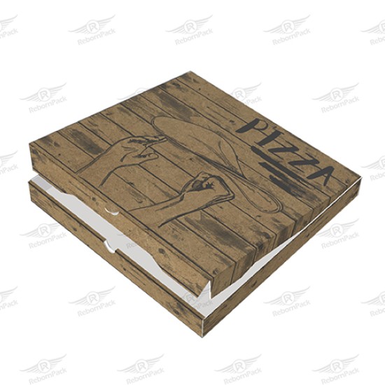 ΚΟΥΤΙ ΠΙΤΣΑΣ KRAFT MICROWELLE Νο 26 HANDS 26x26cm 100τμχ