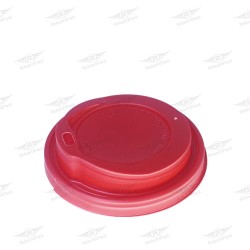 ΚΑΠΑΚΙ ΓΙΑ ΧΑΡΤΙΝΟ ΠΟΤΗΡΙ 12oz-16oz ΚΟΚΚΙΝΟ 100τμχ