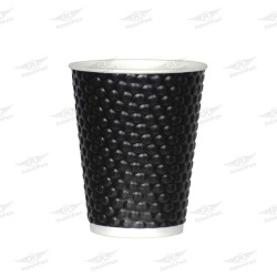 ΠΟΤΗΡΙ BUBBLE ΜΑΥΡΟ 12oz DOUBLE 25τμχ