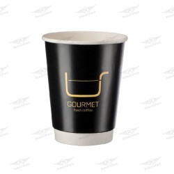 ΠΟΤΗΡΙ ΧΑΡΤΙΝΟ GOURMET ΔΙΠΛΟΤΟΙΧΟ 12oz 25τμχ