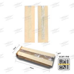 ΠΑΡΑΘΥΡΟ KRAFT ΚΑΦΕ ΑΤΥΠΩΤΟ 10kg 12x44x8cm 91τμχ/kg