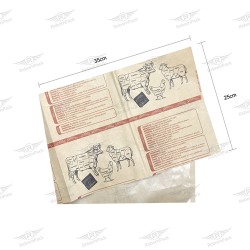 ΣΥΝΤΑΓΕΣ ΚΡΕΟΠΩΛΕΙΟΥ KRAFT 85gr ΚΑΦΕ (ΜΕ ΝΑΥΛΟΝ) 20kg 104τμχ/kg 25x35cm