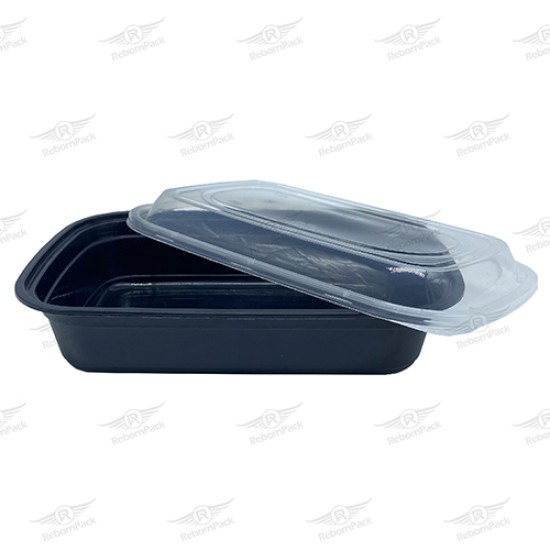 ΣΕΤ 1000cc ΠΛΑΤΥ ΣΚΕΥΟΣ BPP ΜΑΥΡΟ ΠΑΡ/ΜΟ + ΚΑΠΑΚΙ 50τμχ