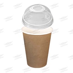 ΚΑΠΑΚΙ ΠΟΜΠΕ PET 90mm ΓΙΑ ΧΑΡΤΙΝO 12oz 14oz 16oz 100τμχ