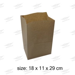 ΤΣΑΝΤΑ ΚΑΦΕ ΧΑΡΤΙΝΗ 18x12x28cm 500τμχ
