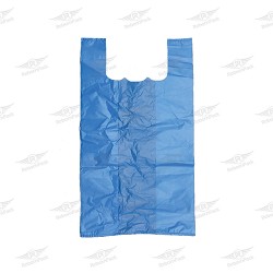 ΤΣΑΝΤΑ ΧΑΡΤΟΠΛΑΣΤ ΜΠΛΕ 38x21cm (40) HDPE 10KG