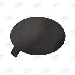 ΠΑΤΑΚΙ ΧΑΡΤΙΝΟ ΟΒΑΛ ΜΑΥΡΟ 100τμχ 9,5x6,5cm