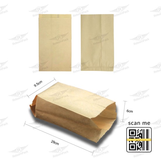 ΧΑΡΤΟΣΑΚΟΥΛΑ ΒΕΖΙΤΑΛ ΚΑΦΕ ΑΤΥΠΩΤΗ 10kg 9,5x29x6cm 205τμχ/kg