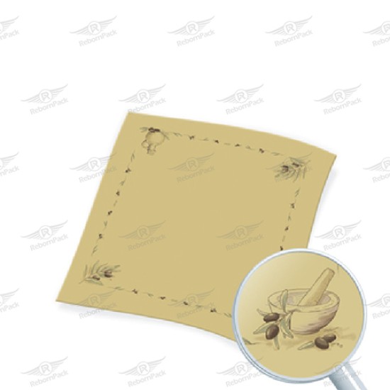 ΤΡΑΠΕΖΟΜΑΝΤΗΛΟ ΕΛΙΑ KAΦΕ 100x130cm 110τμχ