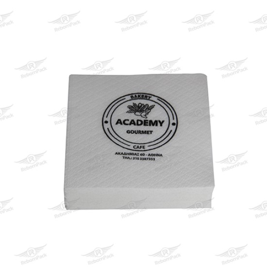 ΧΑΡΤΟΠΕΤΣΕΤΑ ΛΕΥΚΗ ΕΣΤΙΑΤΟΡΙΟΥ ΦΙΡΜΑ 23x23cm 3000τμχ
