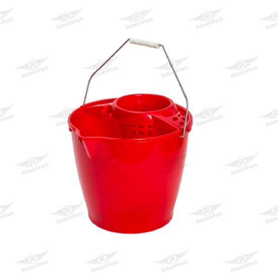 ΚΟΥΒΑΣ ΣΦΟΥΓΓΑΡΙΣΜΑΤΟΣ ΚΟΚΚΙΝΟΣ ΣΤΡΟΓΓΥΛΟΣ 13lt 1τμχ