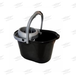 ΚΟΥΒΑΣ ΣΦΟΥΓΓΑΡΙΣΜΑΤΟΣ ΜΑΥΡΟΣ ΟΒΑΛ 15lt 1τμχ